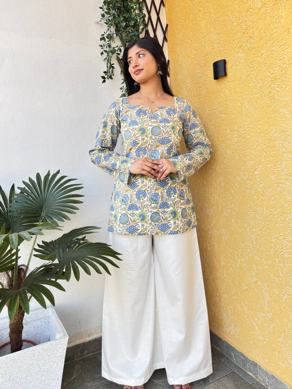 Ivory Bloom set - Chaayafashion